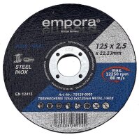 Empora Trennscheibe für Winkelschleifer INOX STAHL METALL