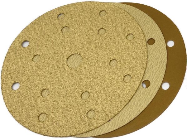 Exzenter Schleifpapier mit Klett Ø150mm P180   50 Stück